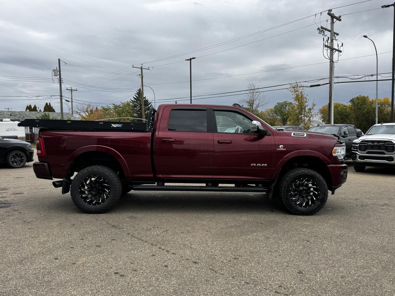 2019 Ram 3500 Laramie Crew Cab 4x4 | Cummins Diesel | Leather | Sunroof | NAV | Heated Vented Seats Redwater AB