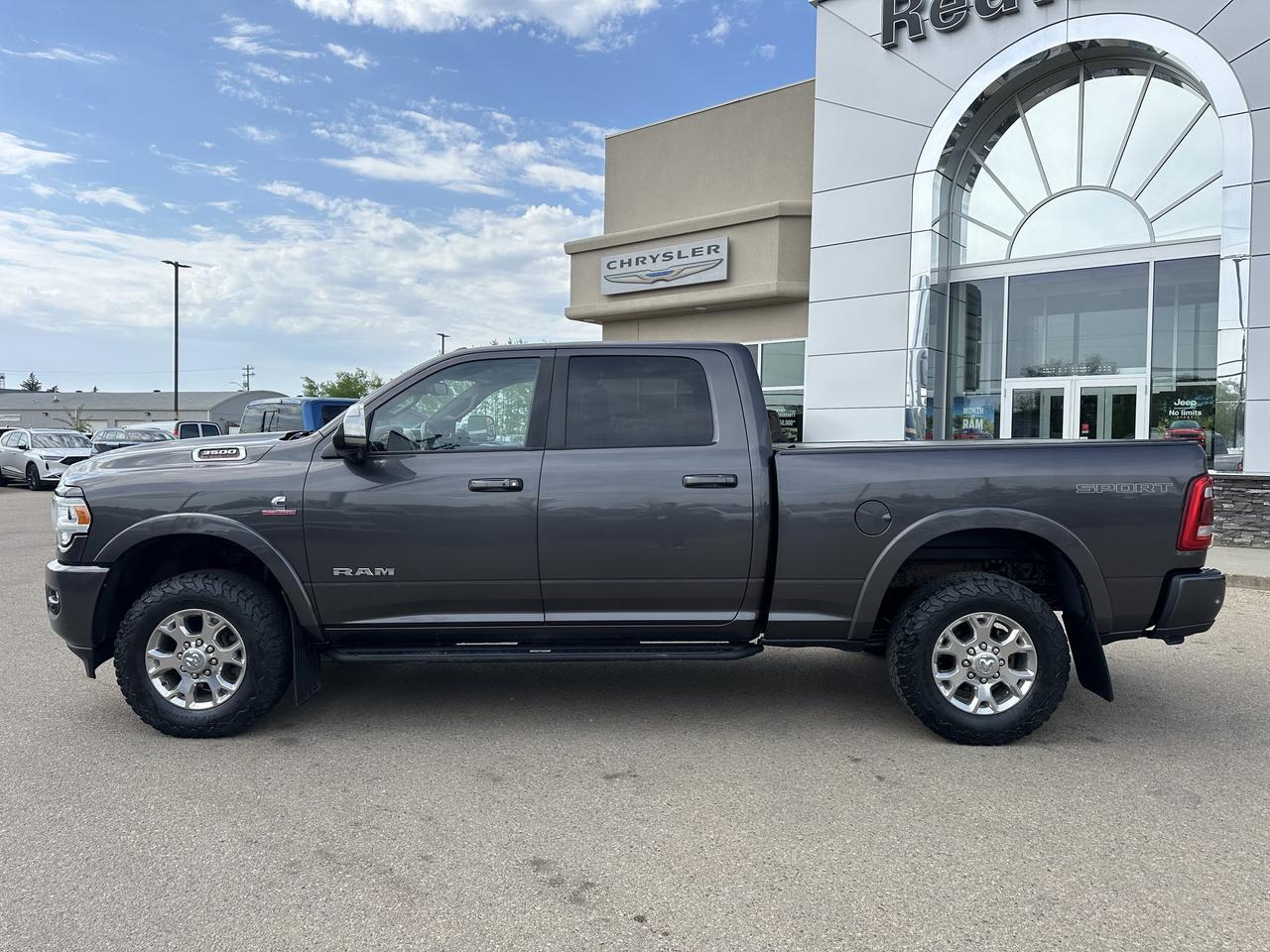 2019 Ram 3500 Laramie Crew Cab 4x4 | DELETED | Aisin Trans | Tow Tech Group | Sun Roof | Alpine Audio | Leather Redwater AB