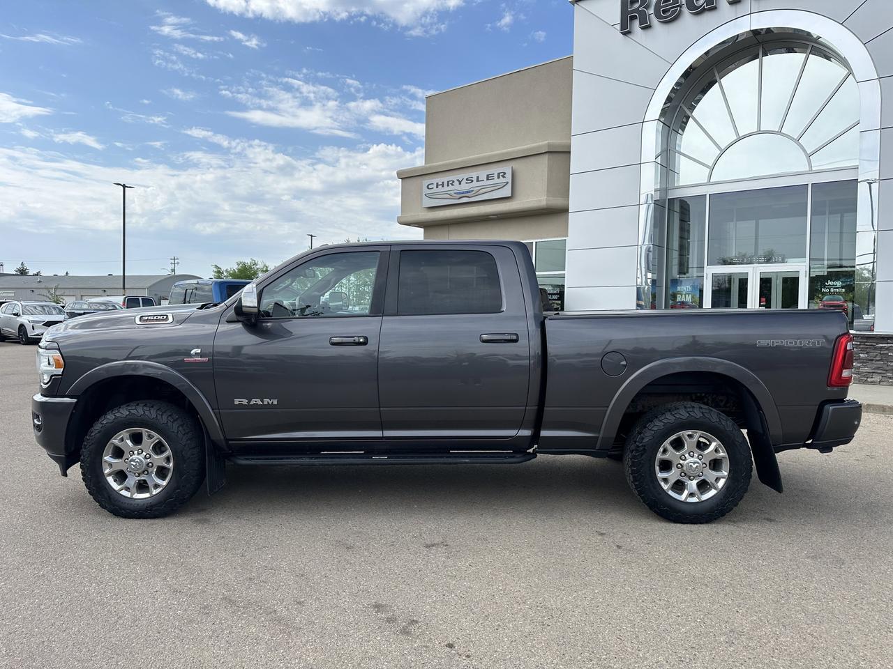 2019 Ram 3500 Laramie Crew Cab 4x4 | DELETED | Aisin Trans | Tow Tech Group | Sun Roof | Alpine Audio | Leather Redwater AB