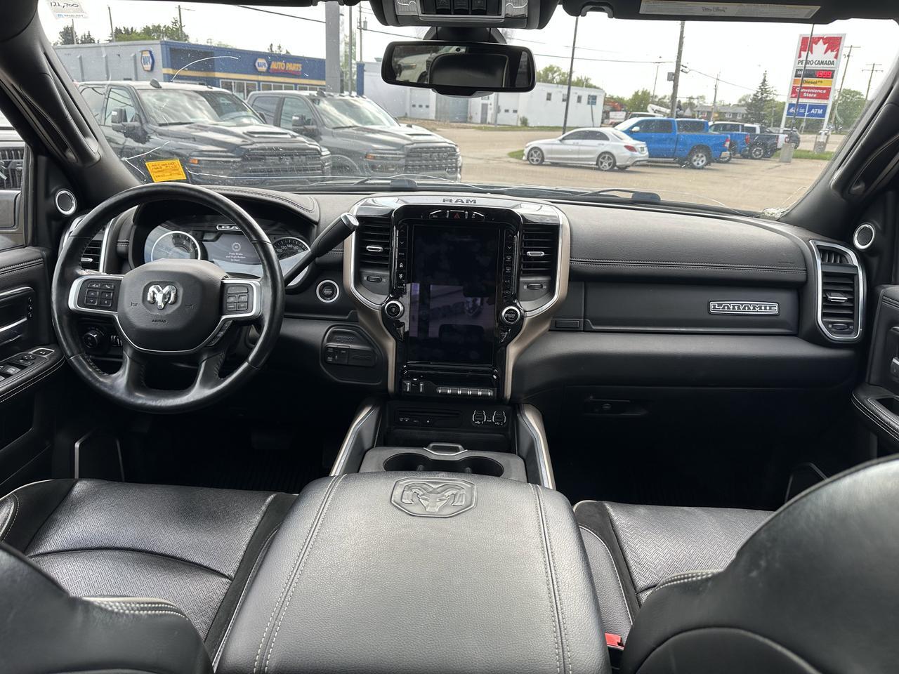 2019 Ram 3500 Laramie Crew Cab 4x4 | DELETED | Aisin Trans | Tow Tech Group | Sun Roof | Alpine Audio | Leather Redwater AB
