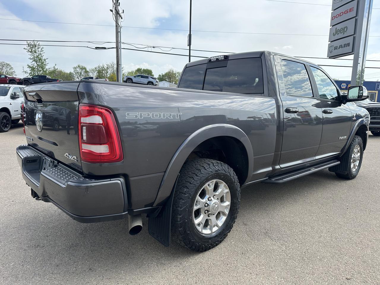 2019 Ram 3500 Laramie Crew Cab 4x4 | DELETED | Aisin Trans | Tow Tech Group | Sun Roof | Alpine Audio | Leather Redwater AB