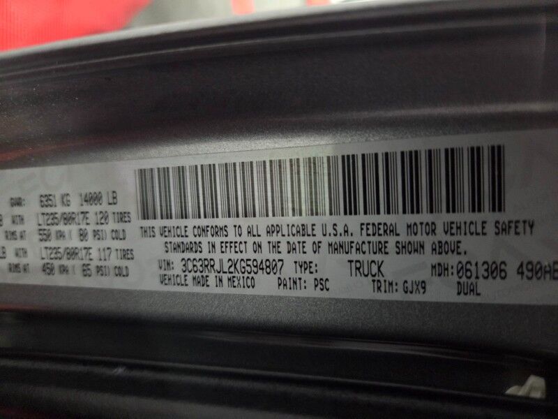 2019 Ram 3500 Laramie Dually 6.7L Diesel AISIN Trans 12in Screen GPS Camera FREE WARRANTY Arlington TX