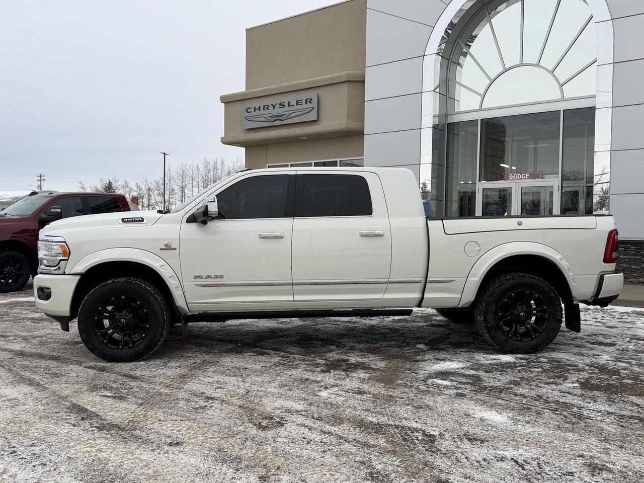 2019 Ram 3500 Limited | Aisin | Ram Box | 360 Camera | Adaptive Cruise | Deleted | Tuned | One Owner | Highway Kms Redwater AB