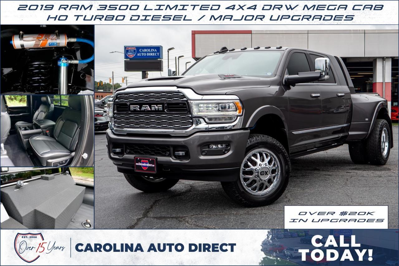 2019 Ram 3500 Limited 4X4 DRW Mega Cab / HO Turbo Diesel / Major Upgrades! Lincolnton NC