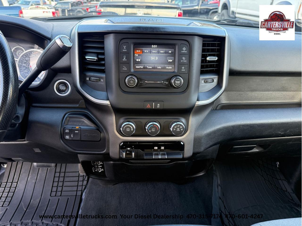 2019 Ram 3500 SOLD SOLD SOLD*** BIG Horn 4X4 - SRW- LWB - REAR AIRBAGS Cartersville GA