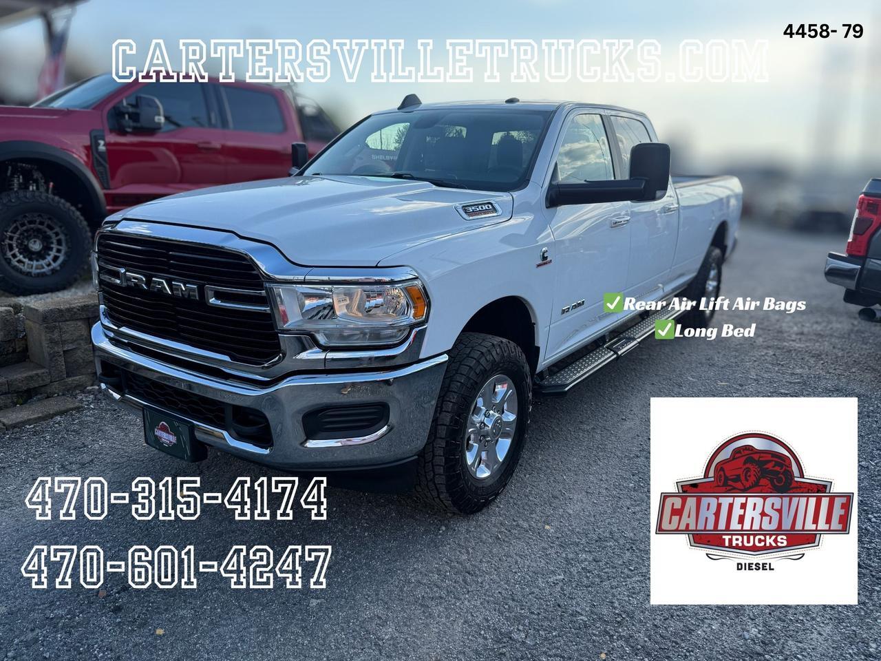 2019 Ram 3500 SOLD SOLD SOLD*** BIG Horn 4X4 - SRW- LWB - REAR AIRBAGS