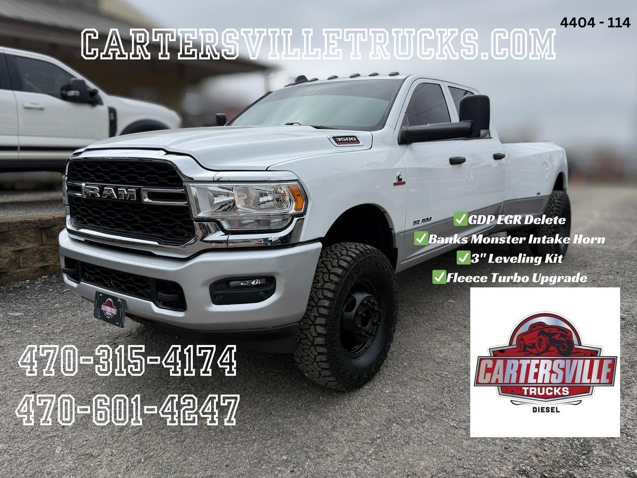 2019 Ram 3500 SOLD SOLD SOLD*** Tradesman 4x4 -DUALLY - DELETED - INTAKE HORN - FLEECE TURBO