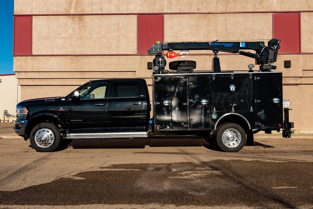 2019 Ram 5500 4x4 Crew Cab Laramie Mechanic's Crane VMAC Red Deer AB