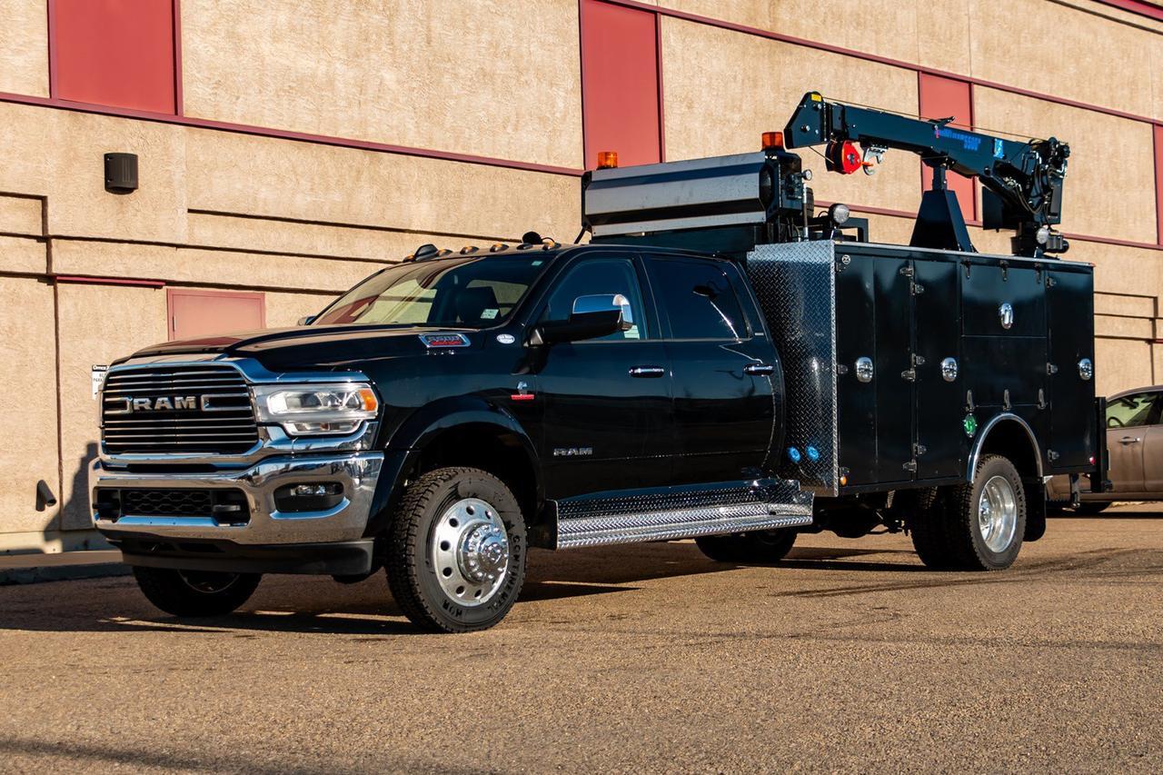 2019 Ram 5500 4x4 Crew Cab Laramie Mechanic's Crane VMAC Red Deer AB