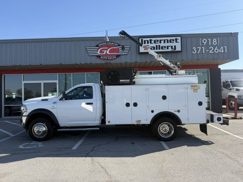 2019 Ram 5500 4x4 Diesel Utility w/ IMT 3203i Crane Tradesman Collinsville OK