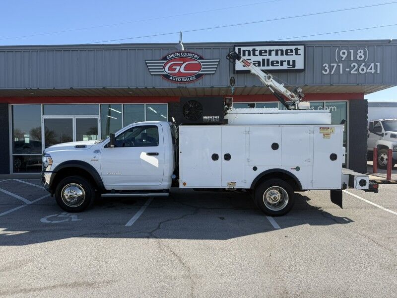 2019 Ram 5500 4x4 Diesel Utility w/ IMT 3203i Crane Tradesman Collinsville OK