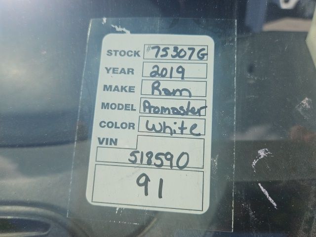 2019 Ram ProMaster 1500 Base Jacksonville FL