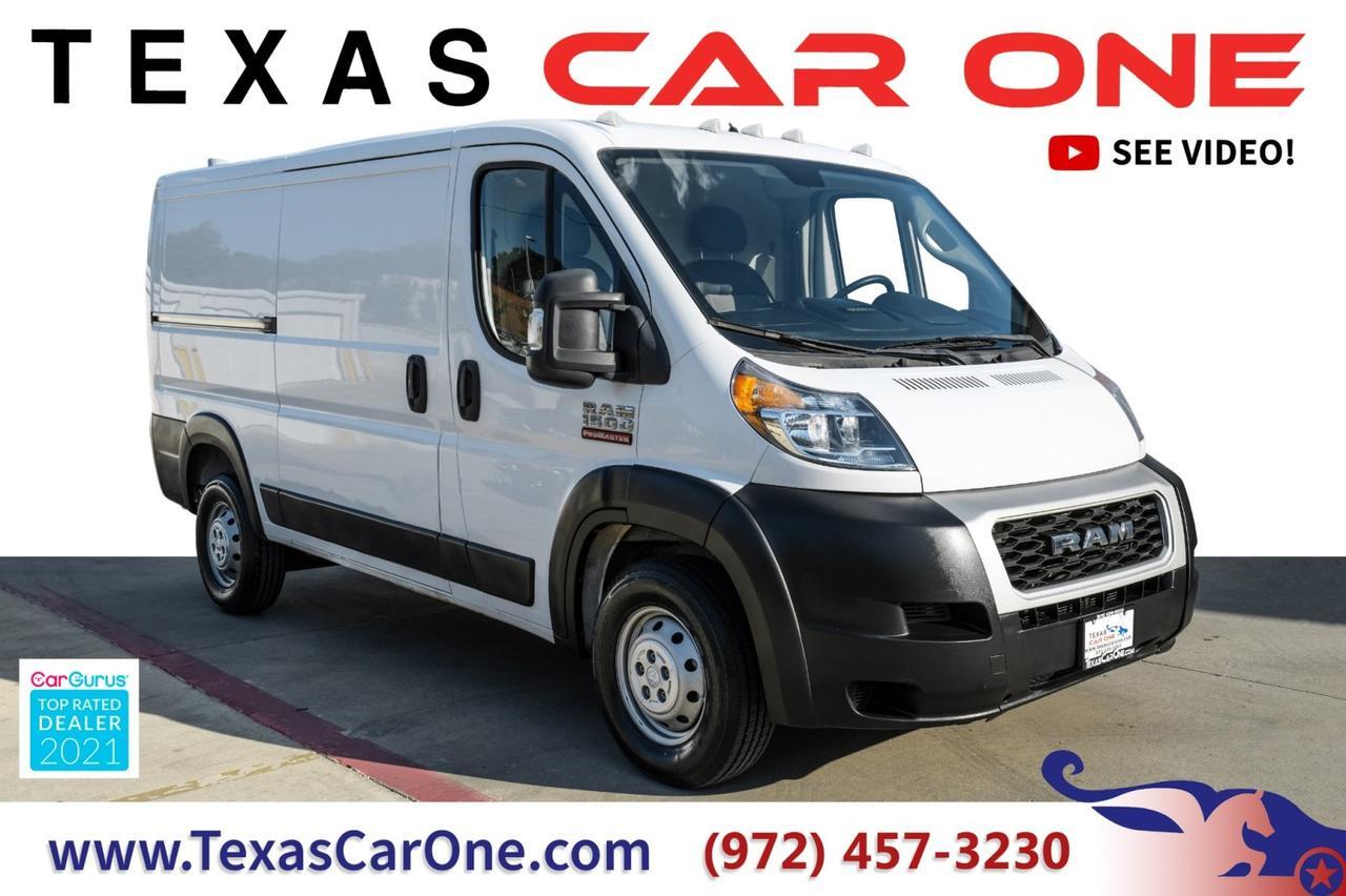 2019 Ram ProMaster 1500 CARGO VAN LOW ROOF AUTOMATIC VINYL/CLOTH SEATS REAR CAMERA BLUETOOTH REMOTE KEYLESS ENTRY