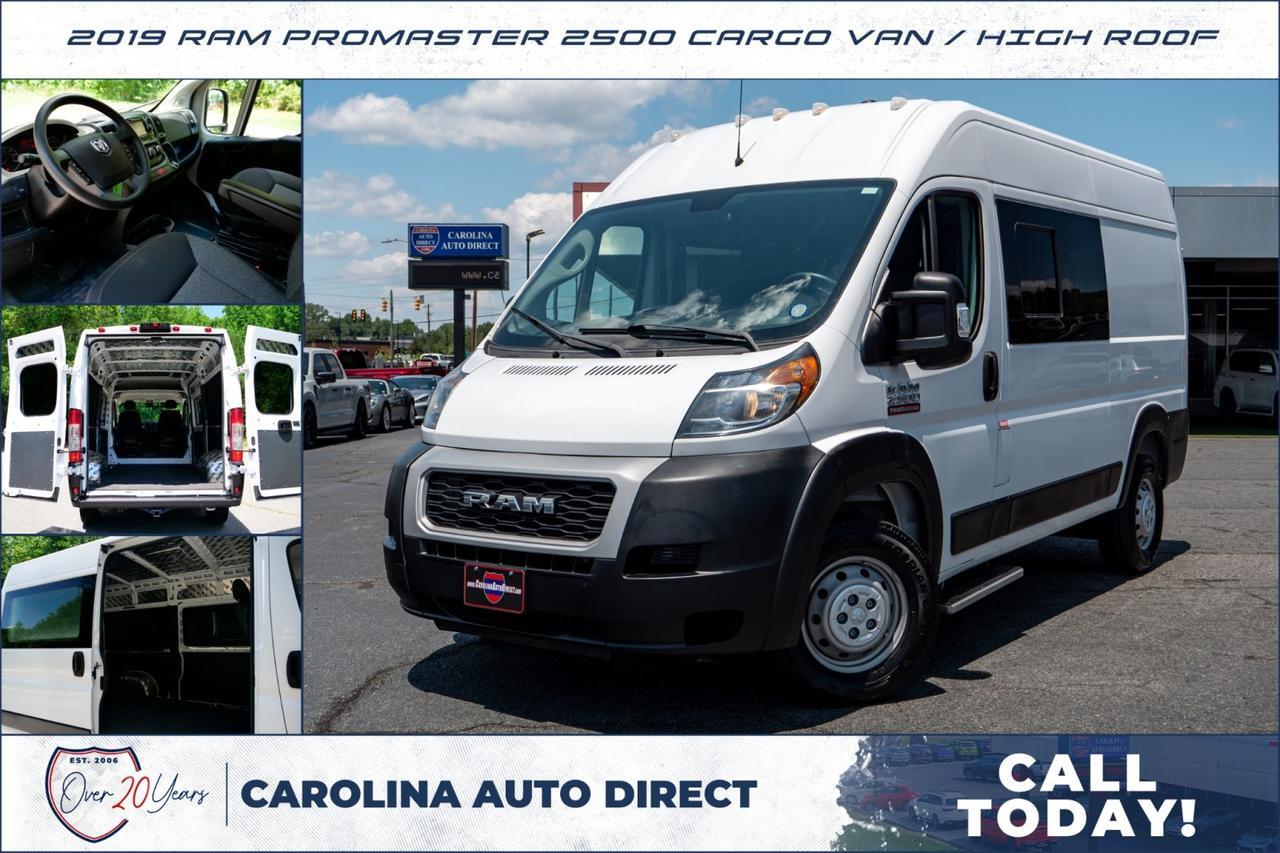 2019 Ram ProMaster 2500 Cargo Van / High Roof / Wall Paneling Group!