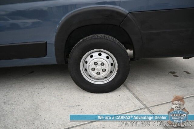 2019 Ram ProMaster Cargo Van High Roof / 3.6L V6 / Power Locks, Windows & Mirrors / Bluetooth / USB Input / Back Up Camera / Rear Park Sensors / Air Conditioning / Pass Through Bulkhead / Adjustable Built In Shelving Anchorage AK