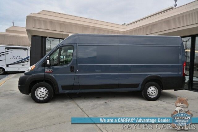 2019 Ram ProMaster Cargo Van High Roof / 3.6L V6 / Power Locks, Windows & Mirrors / Bluetooth / USB Input / Back Up Camera / Rear Park Sensors / Air Conditioning / Pass Through Bulkhead / Adjustable Built In Shelving Anchorage AK