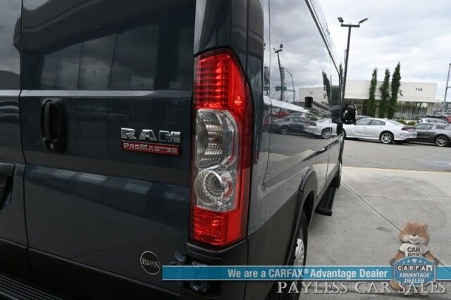 2019 Ram ProMaster Cargo Van High Roof / 3.6L V6 / Power Locks, Windows & Mirrors / Bluetooth / USB Input / Back Up Camera / Rear Park Sensors / Air Conditioning / Pass Through Bulkhead / Adjustable Built In Shelving Anchorage AK