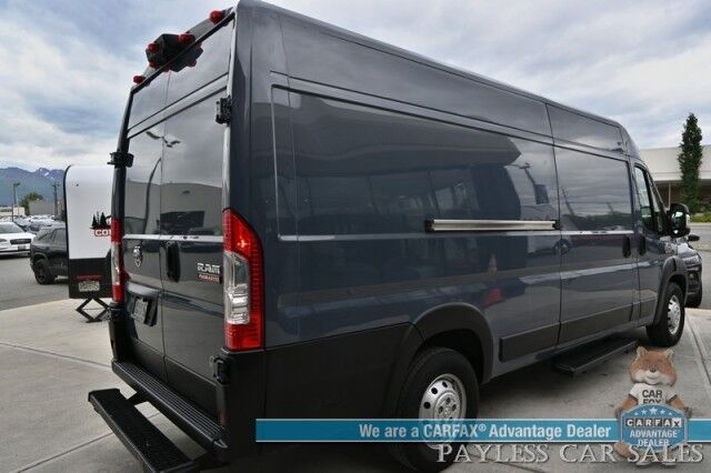 2019 Ram ProMaster Cargo Van High Roof / 3.6L V6 / Power Locks, Windows & Mirrors / Bluetooth / USB Input / Back Up Camera / Rear Park Sensors / Air Conditioning / Pass Through Bulkhead / Adjustable Built In Shelving Anchorage AK