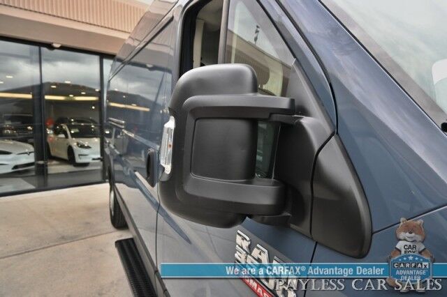 2019 Ram ProMaster Cargo Van High Roof / 3.6L V6 / Power Locks, Windows & Mirrors / Bluetooth / USB Input / Back Up Camera / Rear Park Sensors / Air Conditioning / Pass Through Bulkhead / Adjustable Built In Shelving Anchorage AK