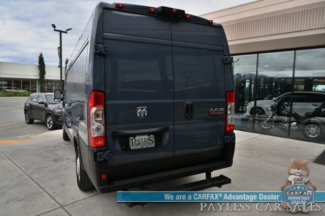 2019 Ram ProMaster Cargo Van High Roof / 3.6L V6 / Power Locks, Windows & Mirrors / Bluetooth / USB Input / Back Up Camera / Rear Park Sensors / Air Conditioning / Pass Through Bulkhead / Adjustable Built In Shelving Anchorage AK