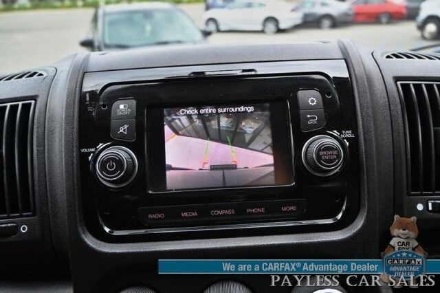 2019 Ram ProMaster Cargo Van High Roof / 3.6L V6 / Power Locks, Windows & Mirrors / Bluetooth / USB Input / Back Up Camera / Rear Park Sensors / Air Conditioning / Pass Through Bulkhead / Adjustable Built In Shelving Anchorage AK