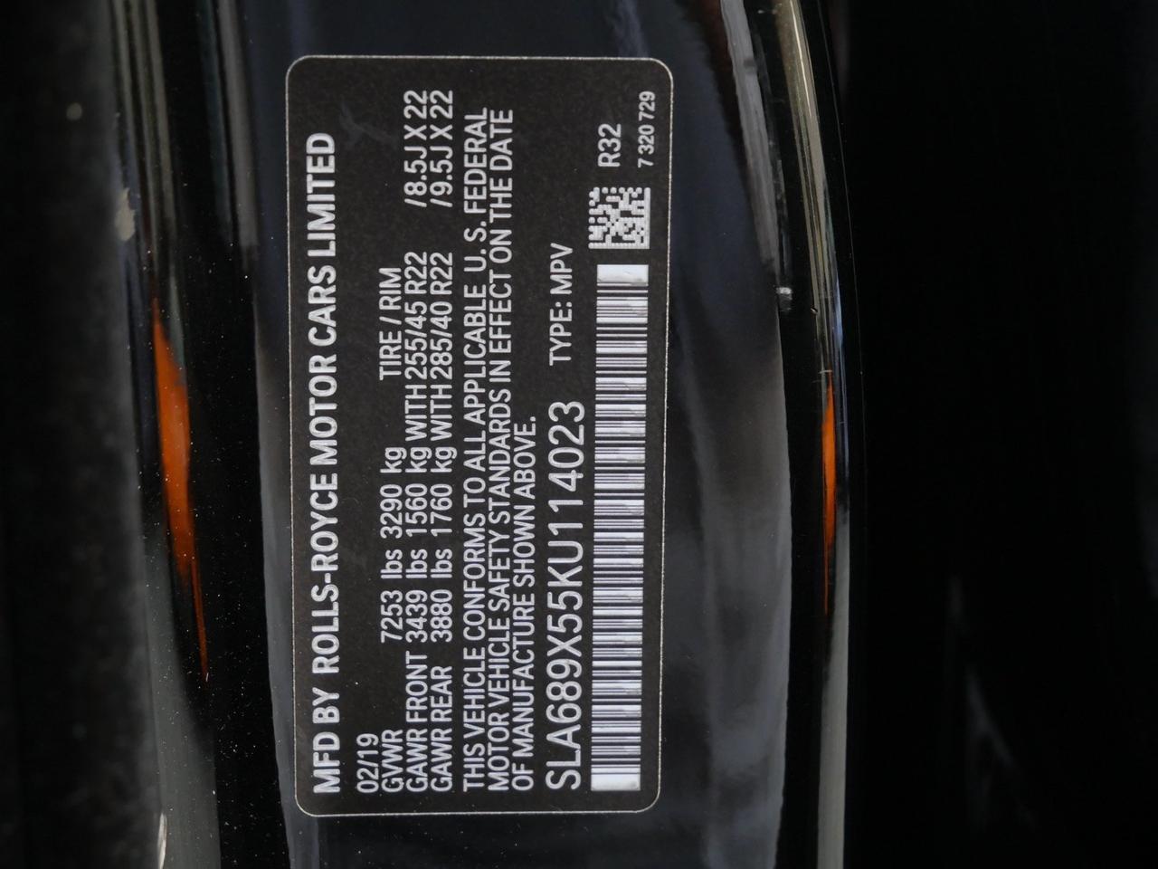 2019 Rolls-Royce Cullinan Lawrence KS