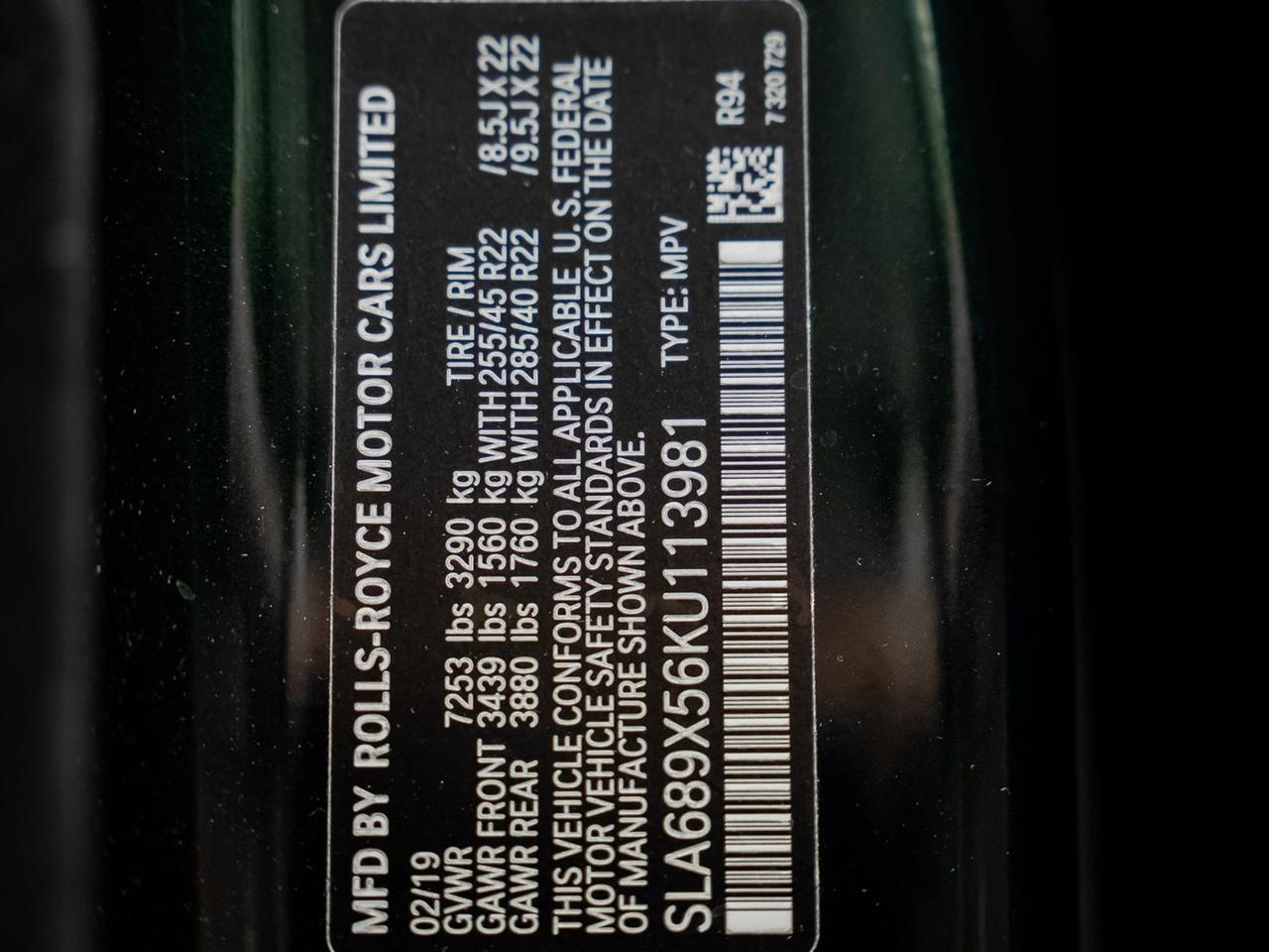 2019 Rolls-Royce Cullinan Base Ft Lauderdale FL