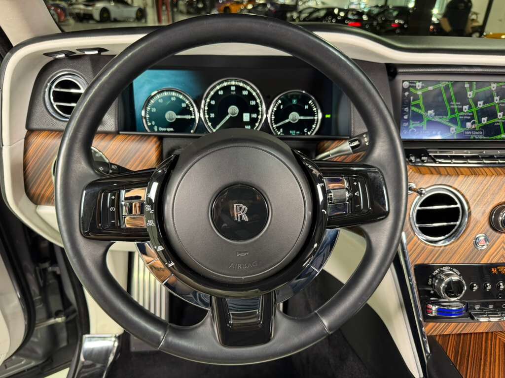 2019 Rolls-Royce Cullinan Burnout Grey paint, bookmatched wood, glass partition, four-passenger configuration AND MUCH MORE!! Fort Lauderdale FL