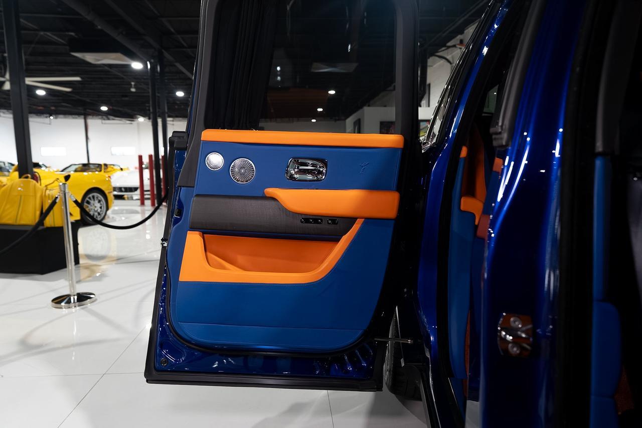 2019 Rolls-Royce Cullinan FOUR-PASSENGER CONFIGURATION! Salamanca Blue paint, Mandarin coachline, bespoke interior AND MORE!!! Fort Lauderdale FL