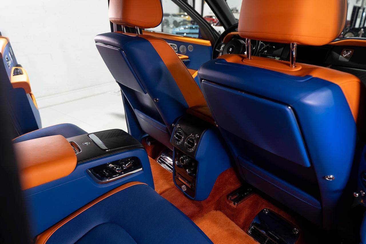 2019 Rolls-Royce Cullinan FOUR-PASSENGER CONFIGURATION! Salamanca Blue paint, Mandarin coachline, bespoke interior AND MORE!!! Fort Lauderdale FL