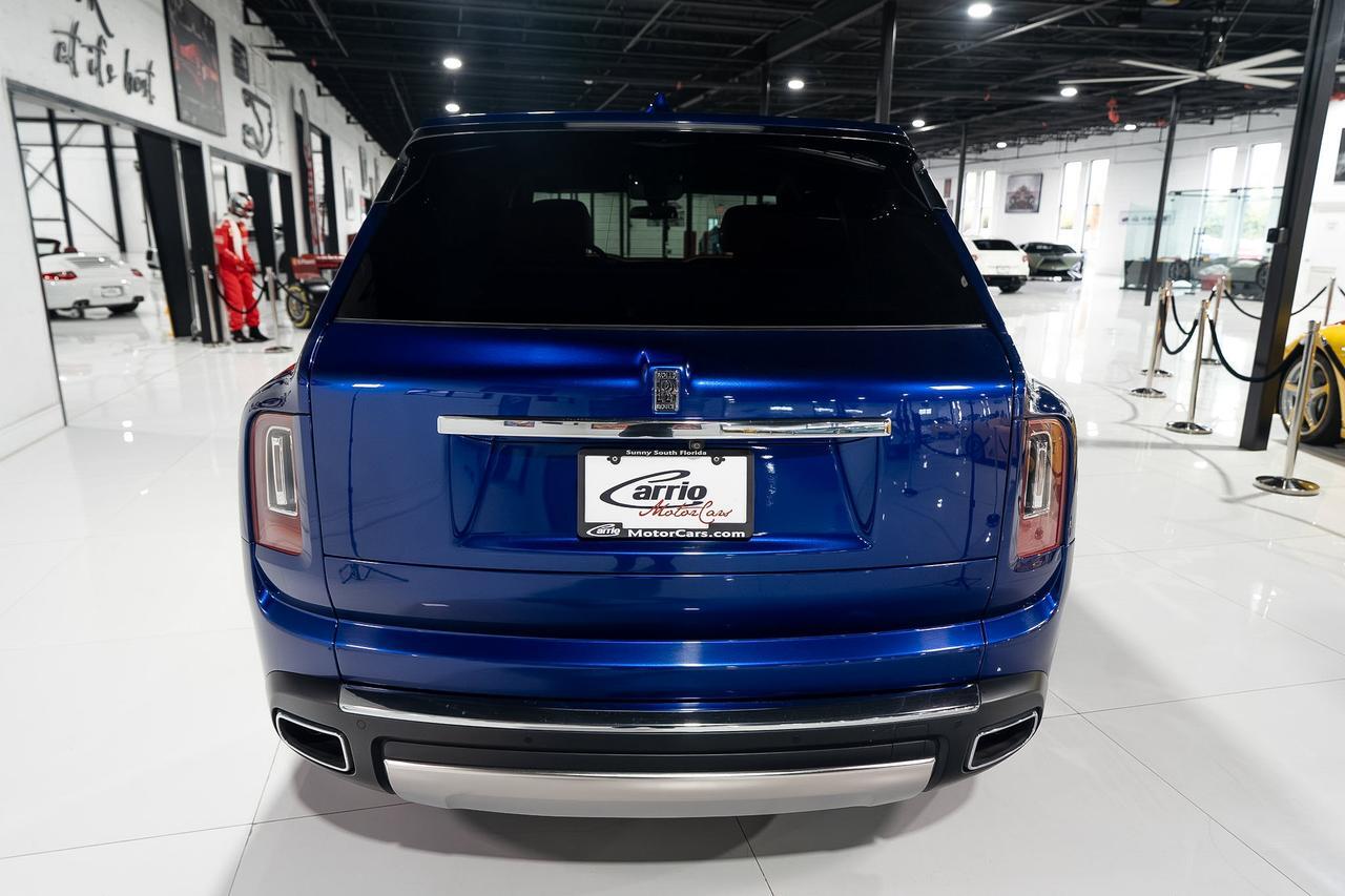 2019 Rolls-Royce Cullinan FOUR-PASSENGER CONFIGURATION! Salamanca Blue paint, Mandarin coachline, bespoke interior AND MORE!!! Fort Lauderdale FL