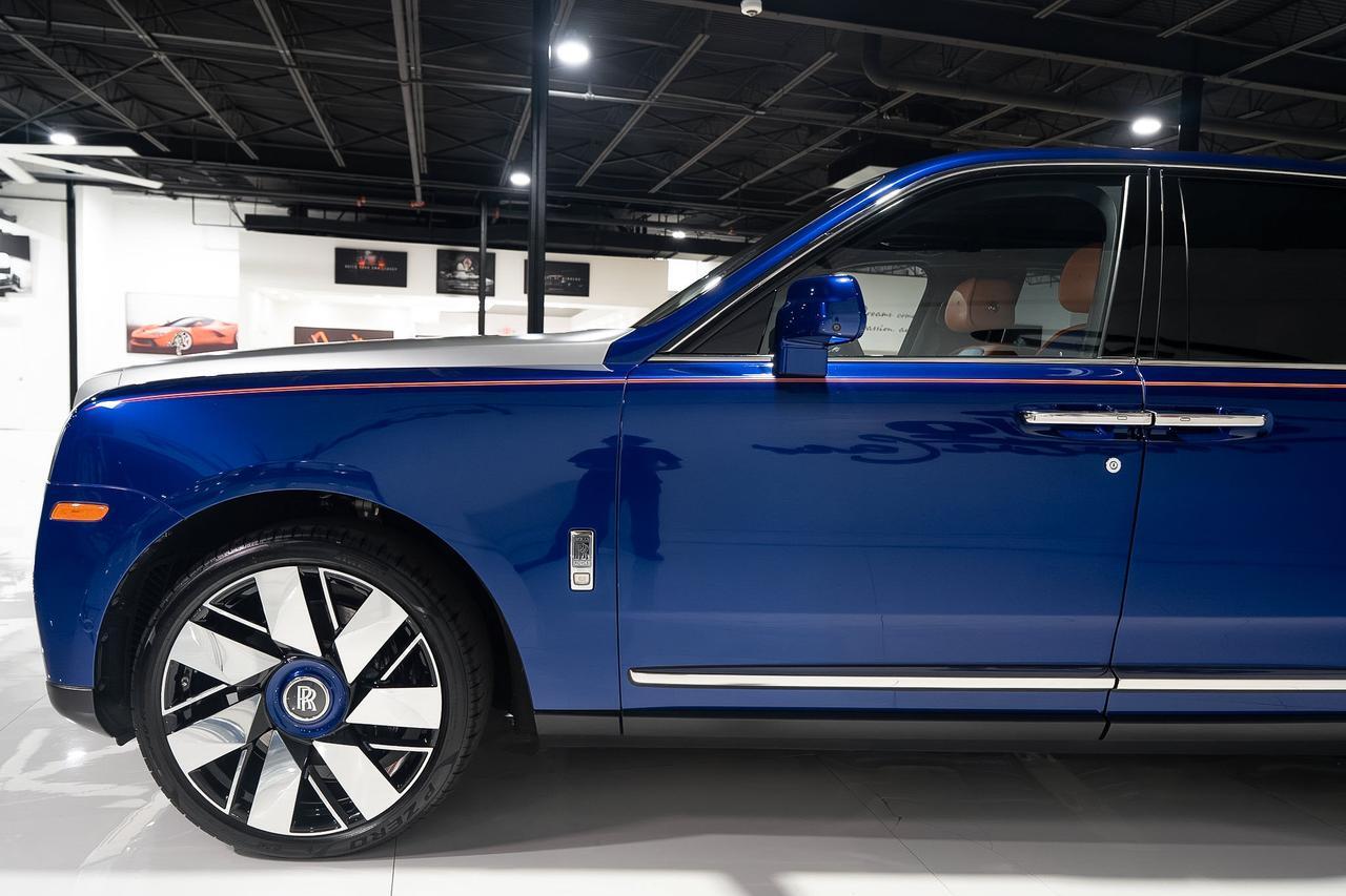 2019 Rolls-Royce Cullinan FOUR-PASSENGER CONFIGURATION! Salamanca Blue paint, Mandarin coachline, bespoke interior AND MORE!!! Fort Lauderdale FL