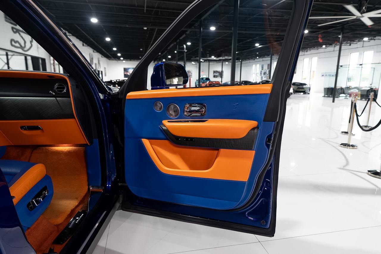 2019 Rolls-Royce Cullinan FOUR-PASSENGER CONFIGURATION! Salamanca Blue paint, Mandarin coachline, bespoke interior AND MORE!!! Fort Lauderdale FL