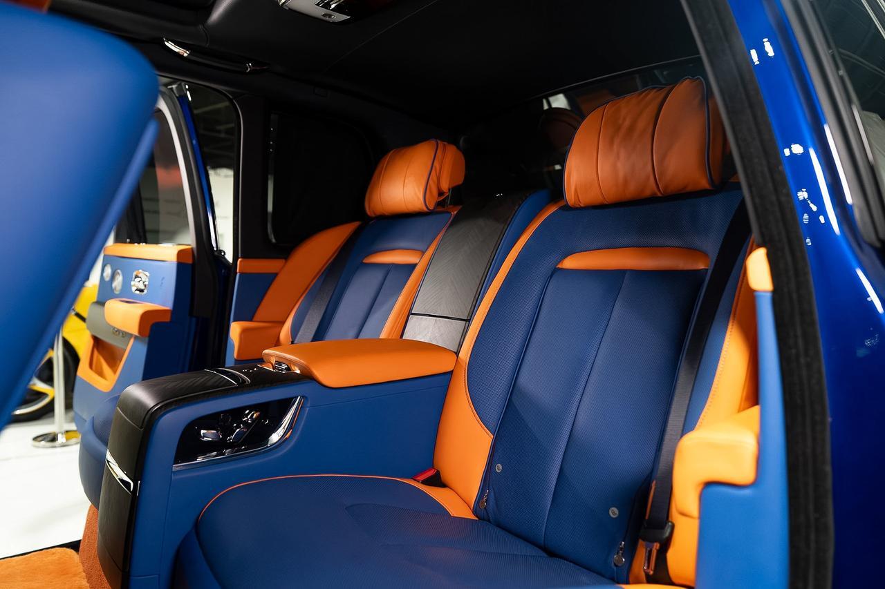 2019 Rolls-Royce Cullinan FOUR-PASSENGER CONFIGURATION! Salamanca Blue paint, Mandarin coachline, bespoke interior AND MORE!!! Fort Lauderdale FL