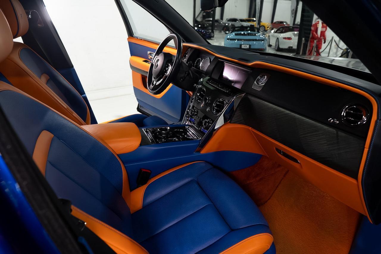 2019 Rolls-Royce Cullinan FOUR-PASSENGER CONFIGURATION! Salamanca Blue paint, Mandarin coachline, bespoke interior AND MORE!!! Fort Lauderdale FL