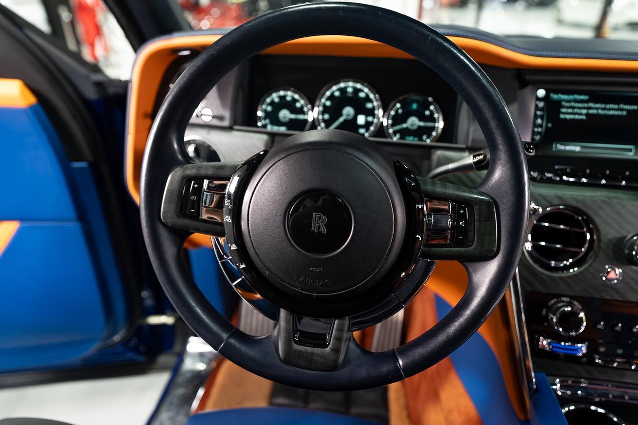 2019 Rolls-Royce Cullinan FOUR-PASSENGER CONFIGURATION! Salamanca Blue paint, Mandarin coachline, bespoke interior AND MORE!!! Fort Lauderdale FL
