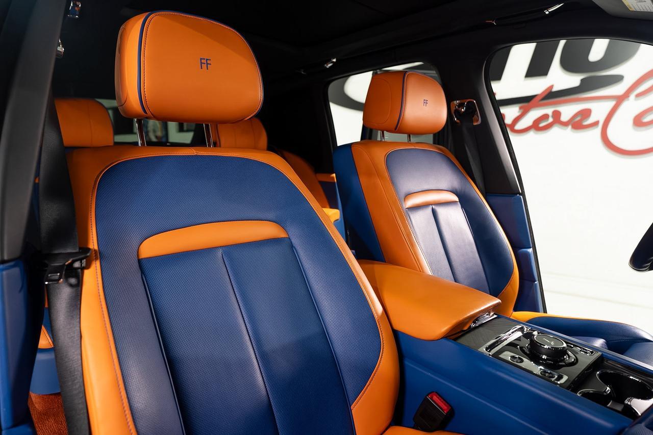 2019 Rolls-Royce Cullinan FOUR-PASSENGER CONFIGURATION! Salamanca Blue paint, Mandarin coachline, bespoke interior AND MORE!!! Fort Lauderdale FL