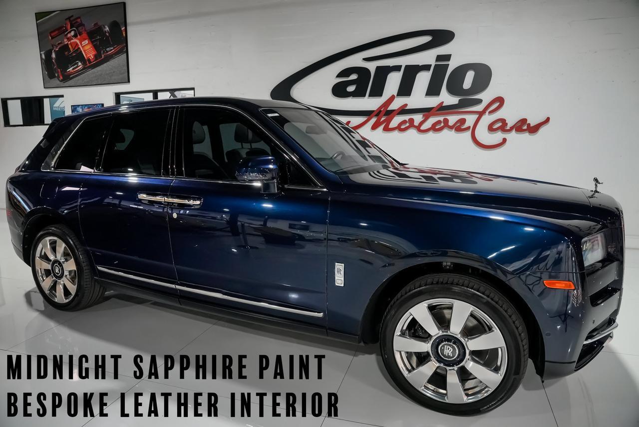 2019 Rolls-Royce Cullinan Midnight Sapphire paint, bespoke leather interior AND MUCH MORE!!!