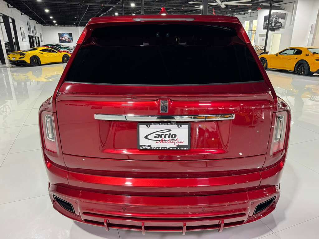 2019 Rolls-Royce Cullinan wide body kit, Magma Red paint, Bespoke Audio System, rear infotainment system AND MUCH MORE!! Fort Lauderdale FL