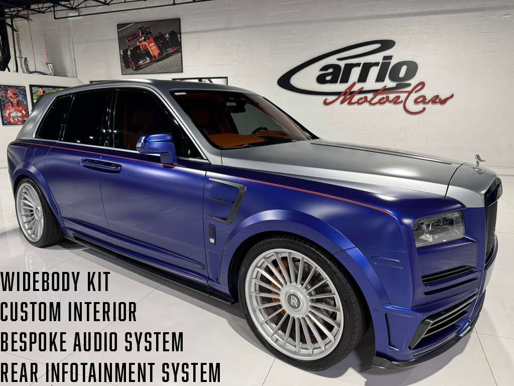 2019 Rolls-Royce Cullinan widebody kit, custom interior, Bespoke Audio system, rear infotainment system AND MUCH MORE!!! Fort Lauderdale FL