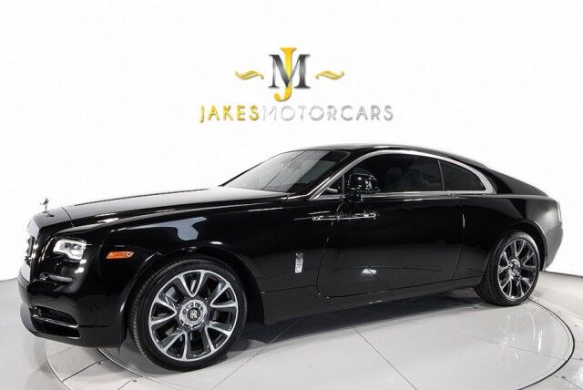 2019 Rolls-Royce Wraith ($376,500 MSRP) *BLACK ON ARCTIC WHITE* *PIANO WHITE VENEER* *STARLIGHT HEADLINER*