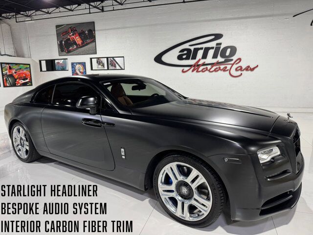 2019 Rolls-Royce Wraith Bespoke Audio system, starlight headliner, interior carbon fiber trim AND MUCH MORE!!! Fort Lauderdale FL