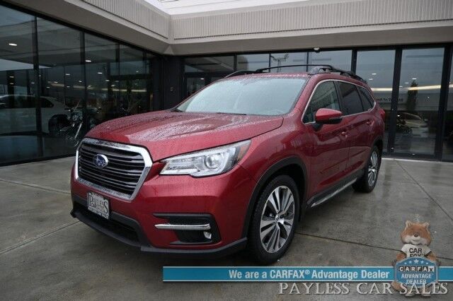2019 Subaru Ascent Limited / AWD / Power & Heated Leather Seats / Heated Steering Wheel / NAV / Sunroof / Harmon & Kardon Speakers / Adaptive Cruise Control / Lane Depart & Blind Spot / Apple CarPlay & Android Auto / Back Up Cam Anchorage AK