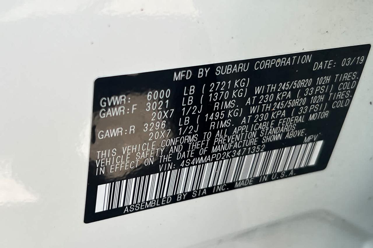 2019 Subaru Ascent Limited Roseville CA