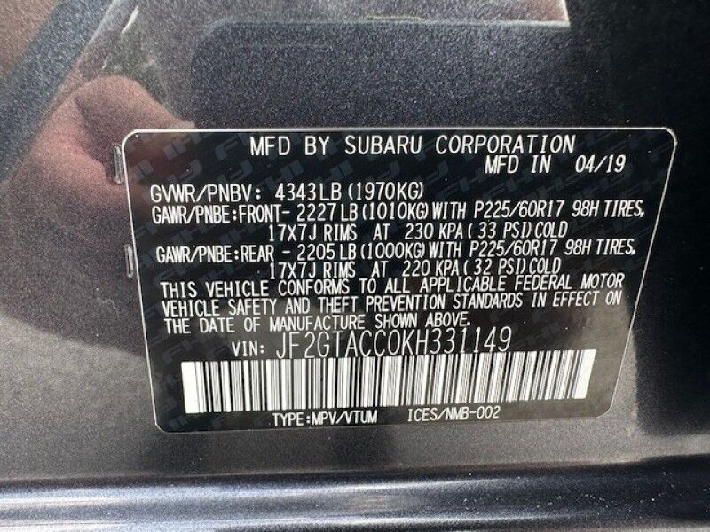 2019 Subaru CROSSTREK PREMIUM COLD AC RUNS GREAT AWD FREE SHIPPING IN FLORIDA Sarasota FL