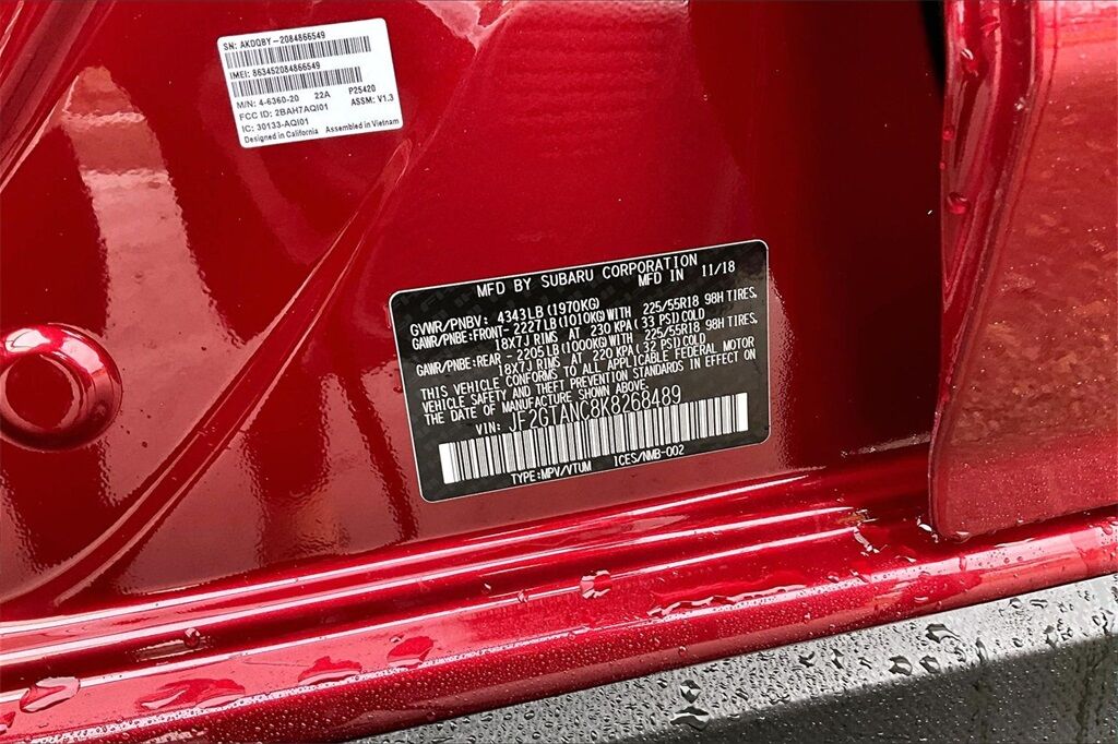 2019 Subaru Crosstrek 2.0i Limited OR