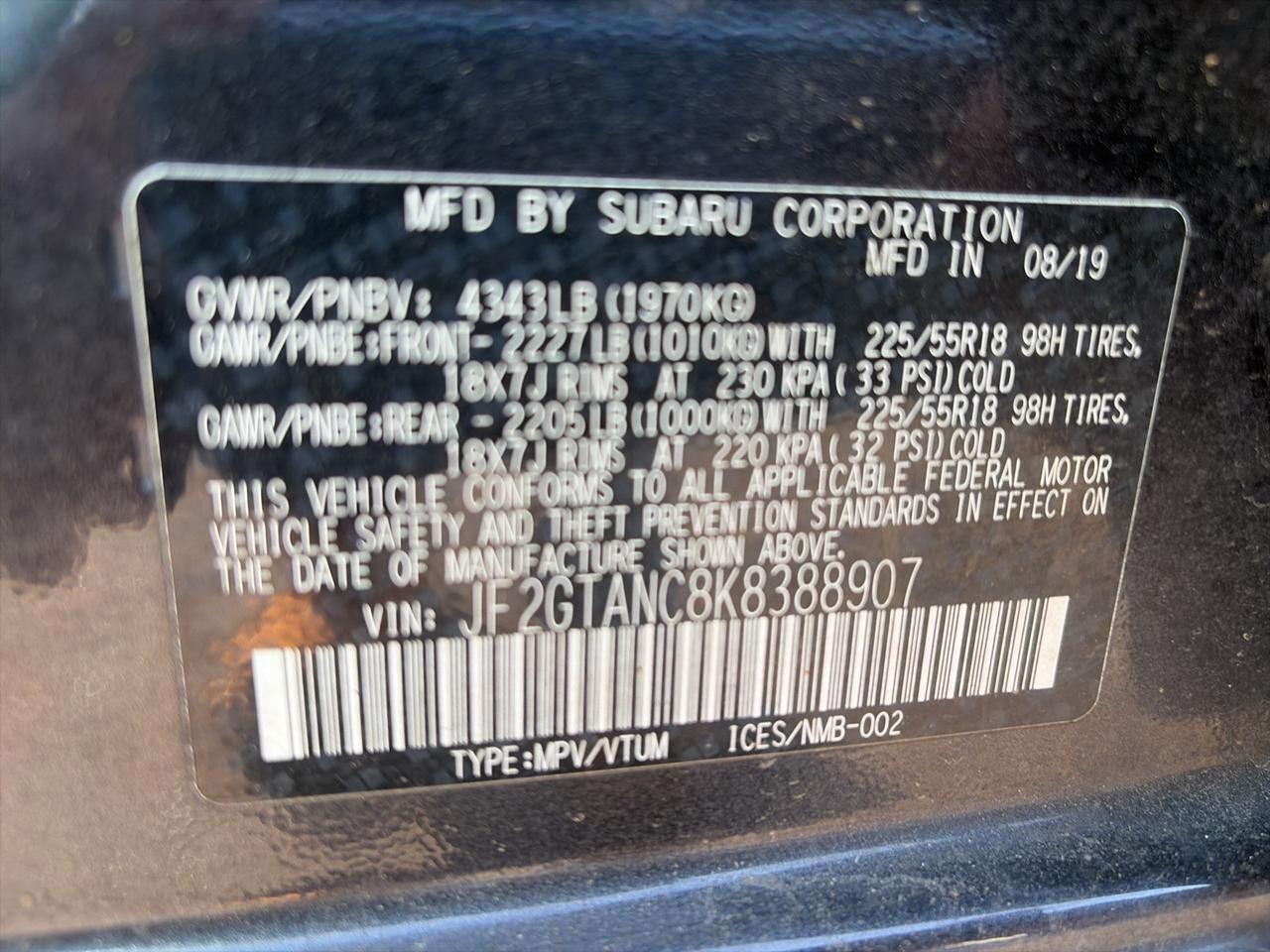 2019 Subaru Crosstrek 2.0i Limited Springfield VA