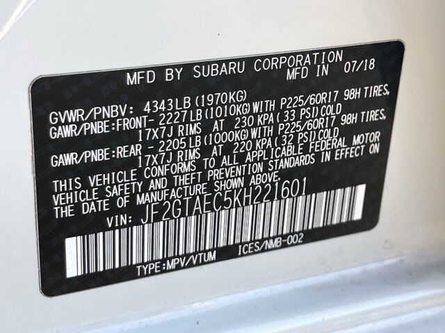 2019 Subaru Crosstrek 2.0i Premium Peoria AZ