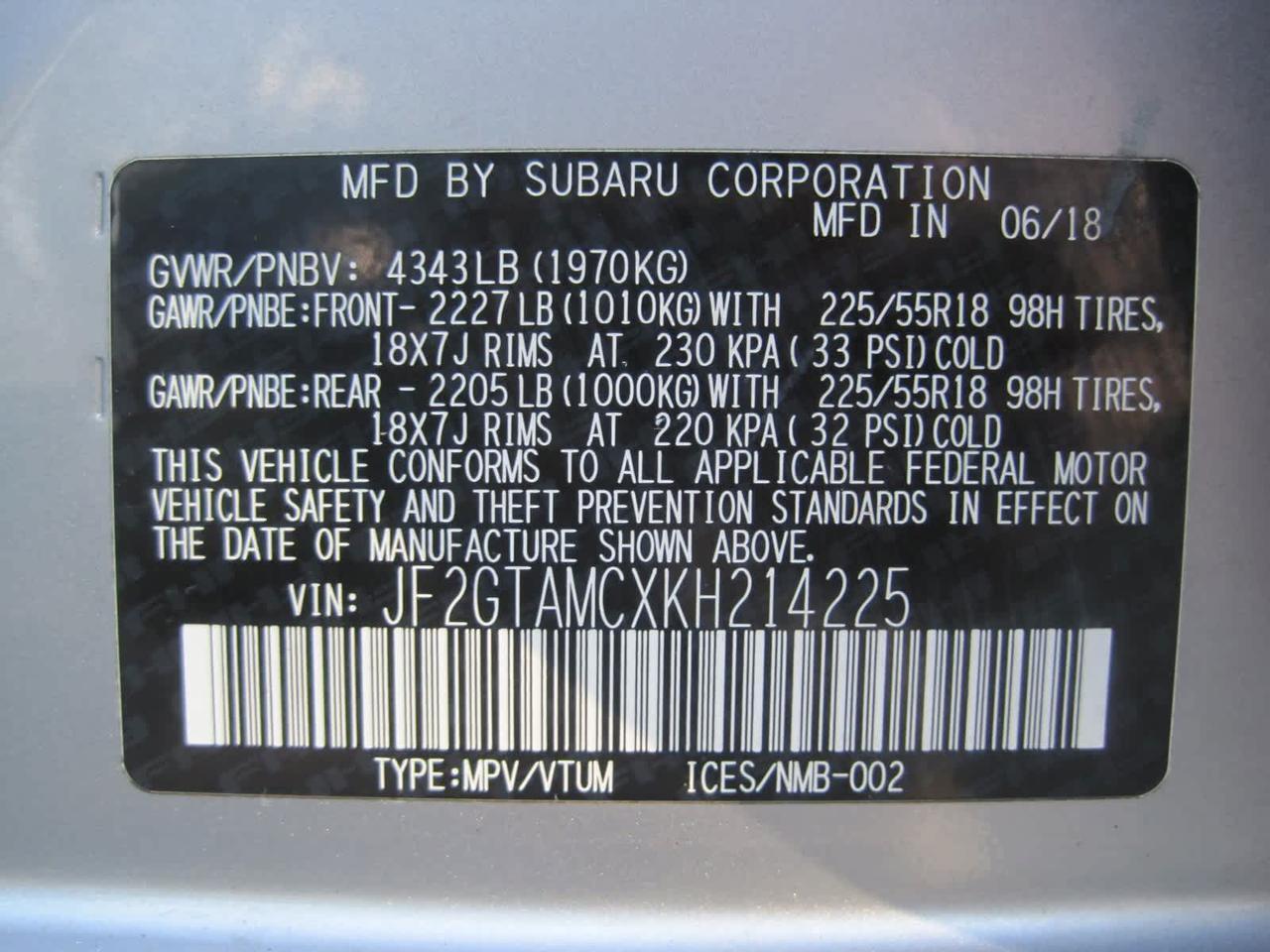 2019 Subaru Crosstrek Limited Belmont MA