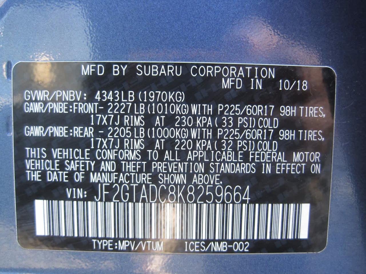 2019 Subaru Crosstrek Premium Belmont MA